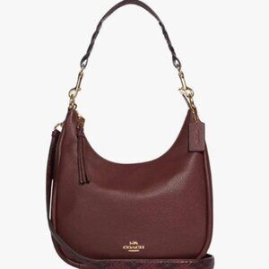 Coach Jules Hobo in Burgundy Wine